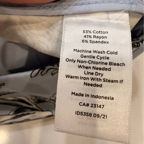 EUC Talbots Chatham Ankle Pants – Etched Toile – Size 10 - Picture 7 of 10